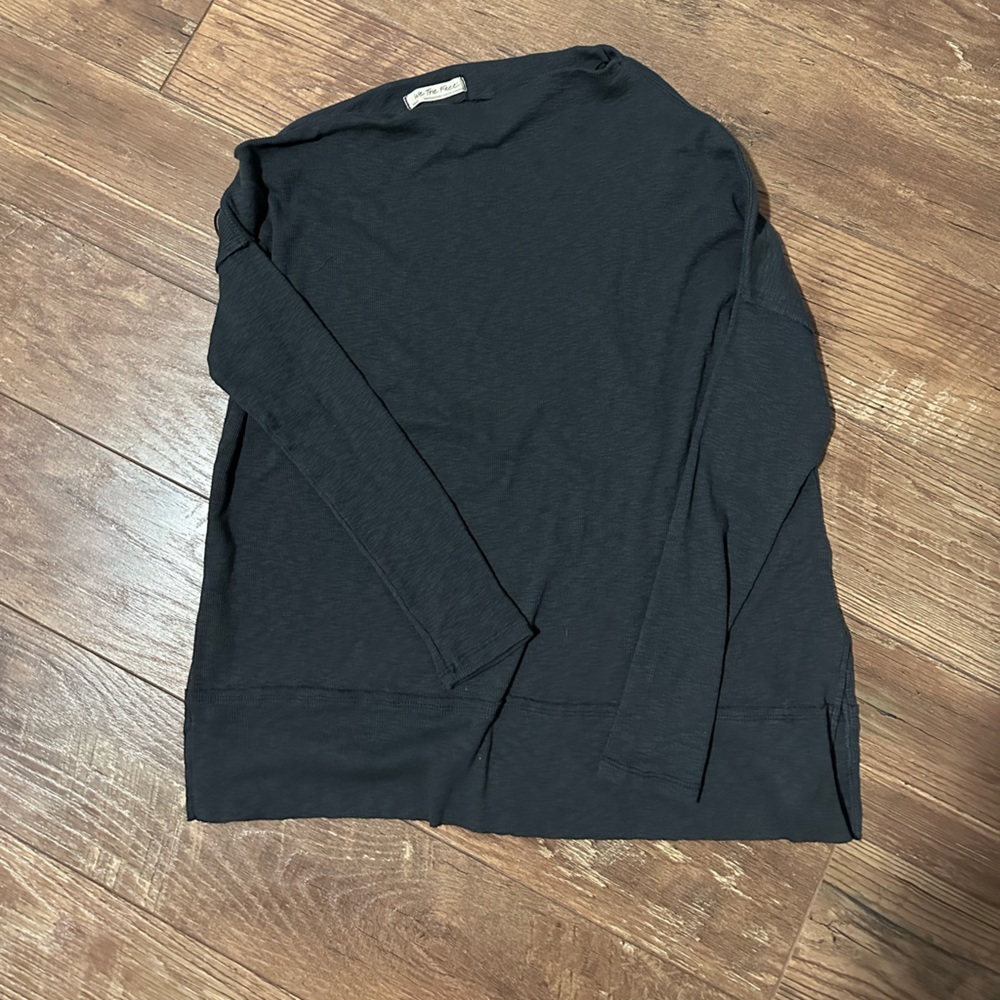 Free People We the Free Get Together Long Sleeve in Black - Small NWOT